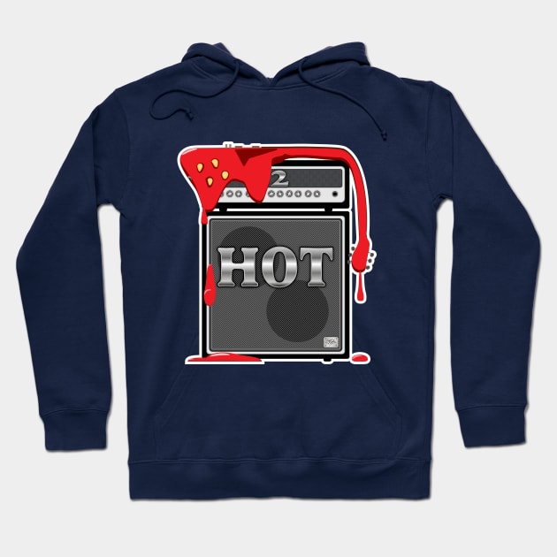 2 hot Hoodie by beangrphx